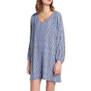 TOMMY BAHAMA Desert Python Blue Monday Dress Cover Up Women's Large‎